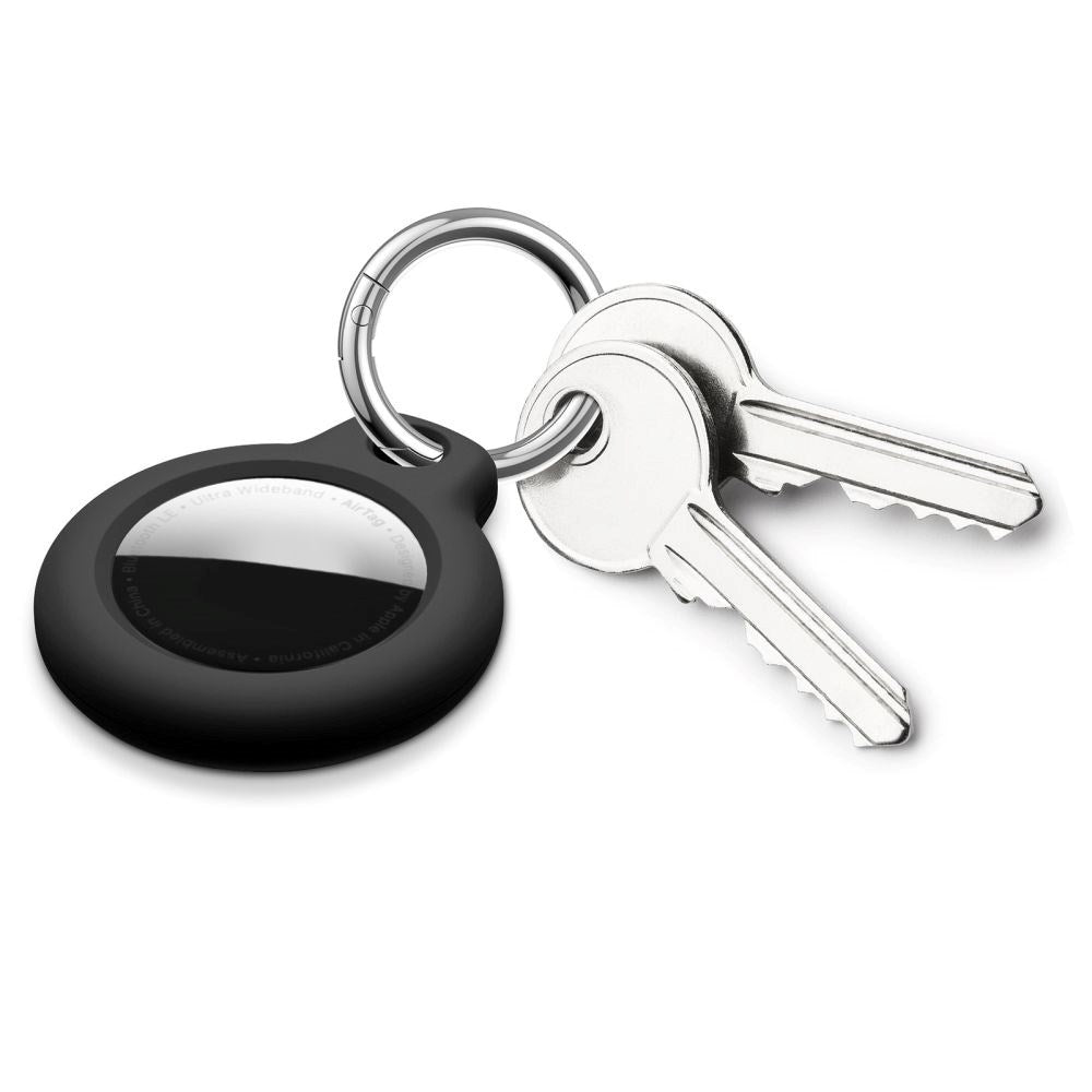 Tech-Protect AirTag 1. & 2. Gen. Rough Skal med Karbinhake - 2 st. - Svart