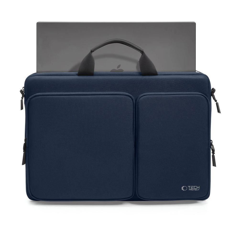 Tech-Protect Defender MacBook / Laptop 17" Väska - Blå