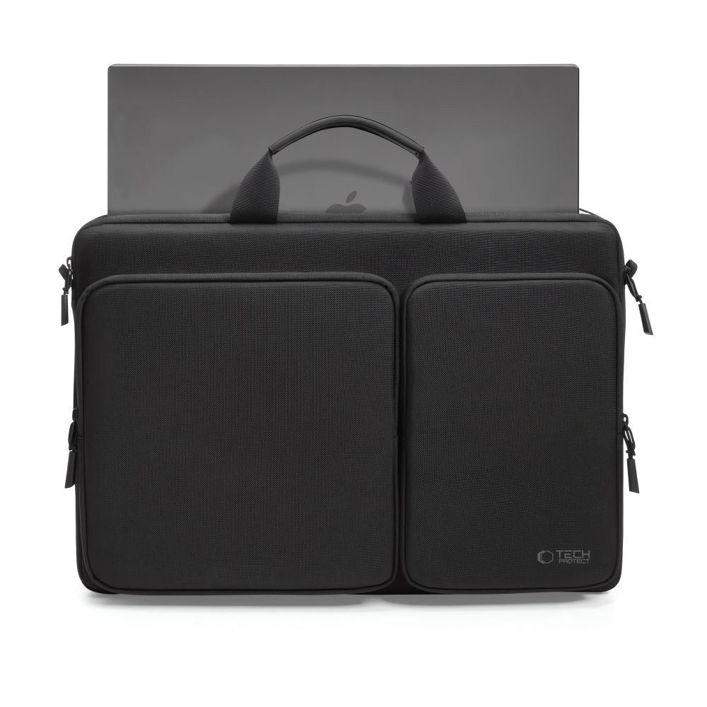 Tech-Protect Defender MacBook / Laptop 17" Väska - Svart