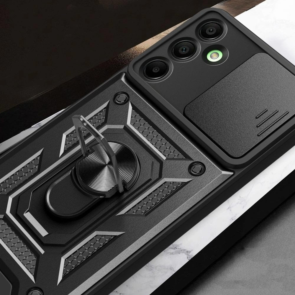 Samsung Galaxy A26 (5G) Tech-Protect Camshield Skal m. Magnetisk Ring & Stativfunktion - Svart