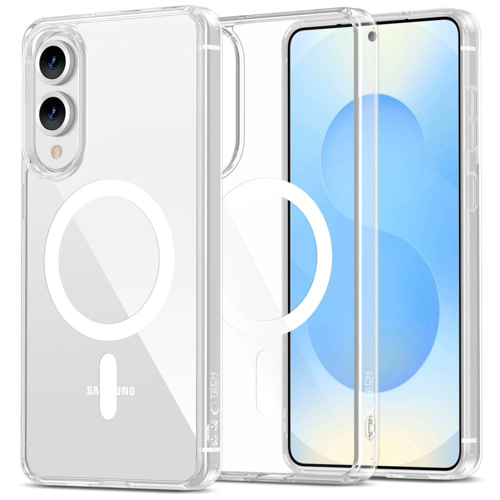 Samsung Galaxy S25 Edge Tech-Protect Flexair Hybrid Skal - MagSafe Kompatibel - Genomskinlig