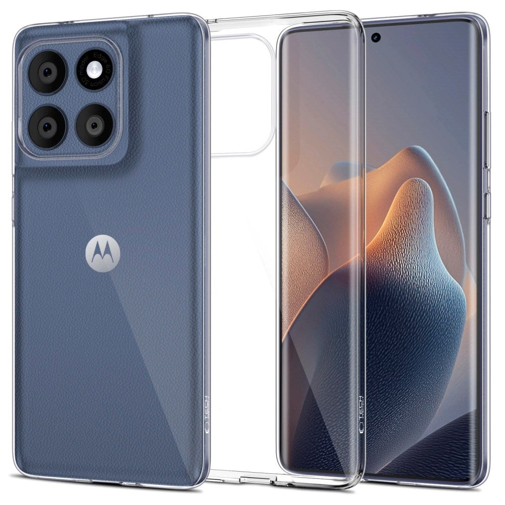 Motorola Edge 60 Fusion Tech-Protect Flexair Hybrid Skal - Genomskinlig