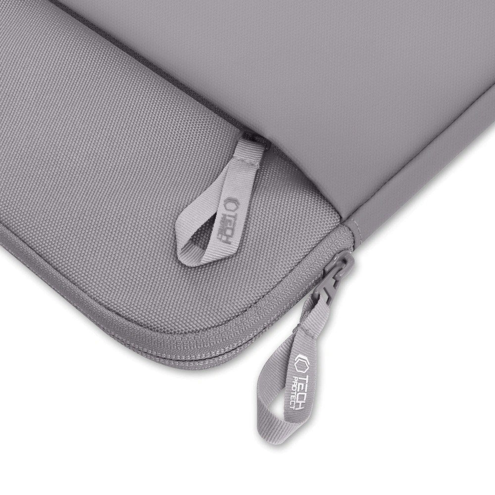 Tech-Protect MacBook / Laptop 15-16" Sleeve med Fodrad Insida & Ficka - Grå