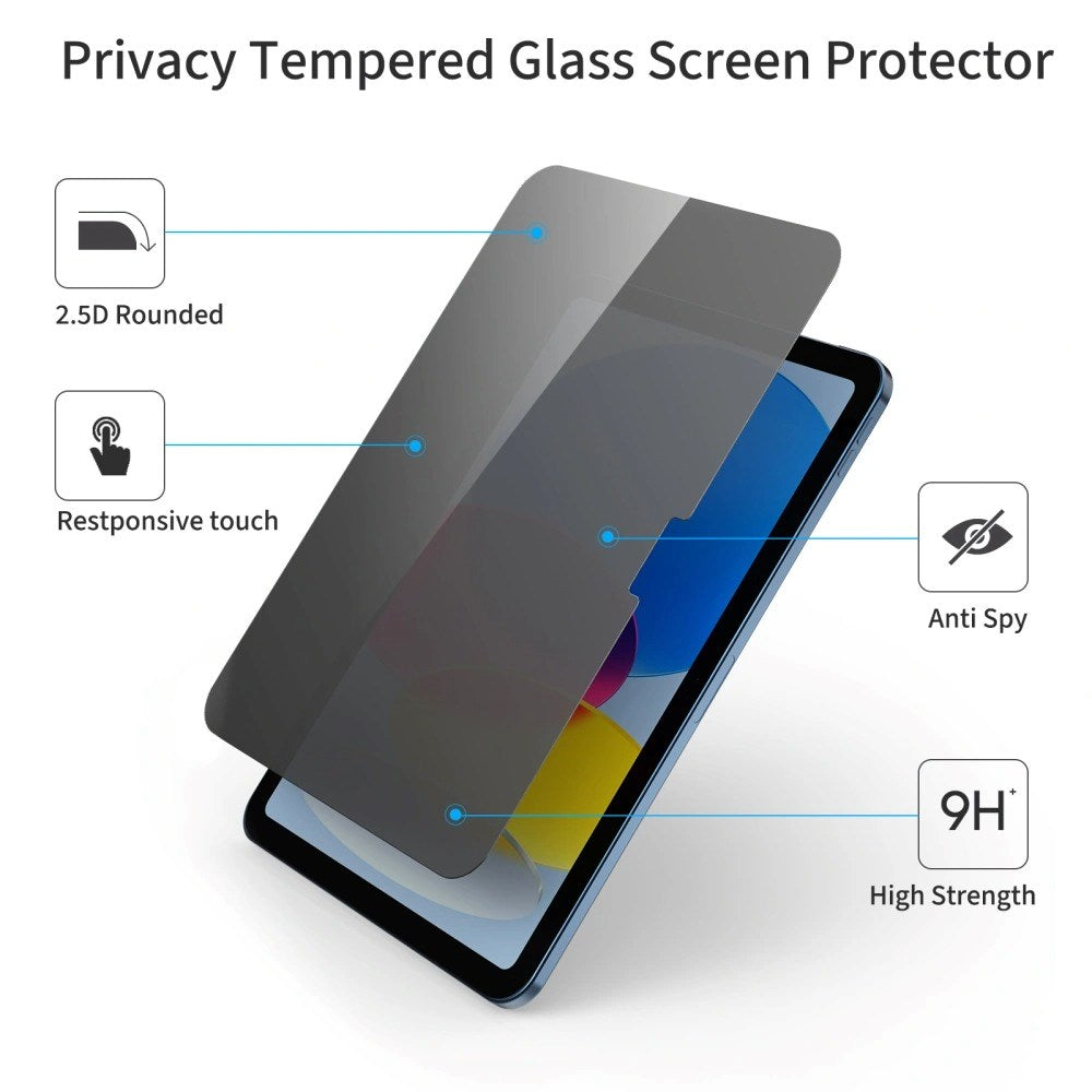 Tech-Protect Glass Spy+ iPad 11" (2025) / 10.9" (2024/2022) Skärmskydd i Härdat Glas - Sekretessfunktion