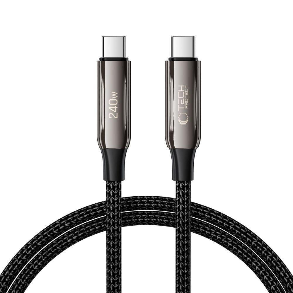 Tech-Protect Ultraboost UB10T PD 240W USB-C till USB-C-Kabel 1m - Svart