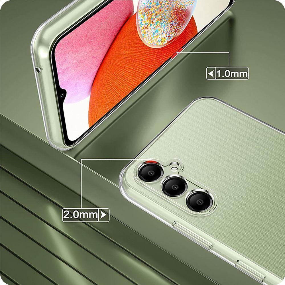 Tech-Protect Flexair+ Flexibelt Plast Skal Xiaomi Redmi 14C - Transparent