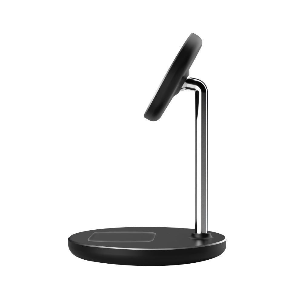 Tech-Protect 2i1 Magnetisk MagSafe Trådlös Laddare Qi15W-A39 - Svart