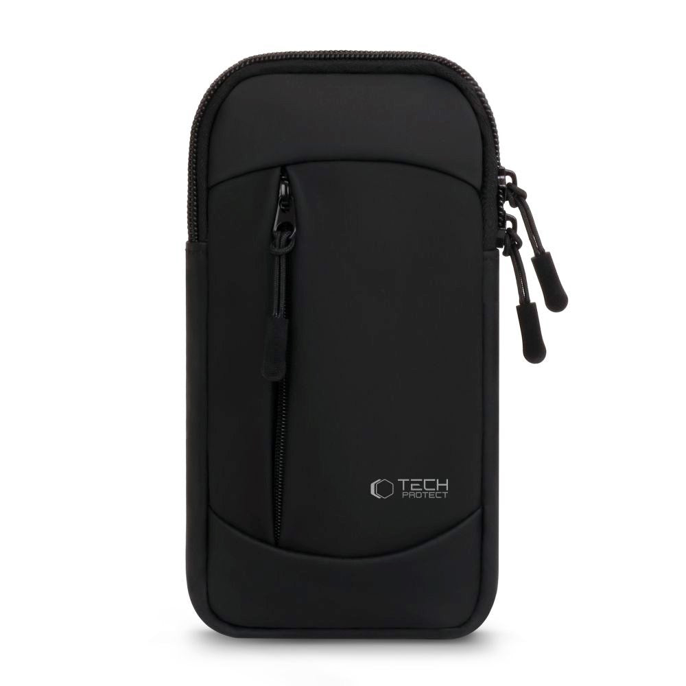 Tech-Protect Universal Löpararmband - Svart / Vit