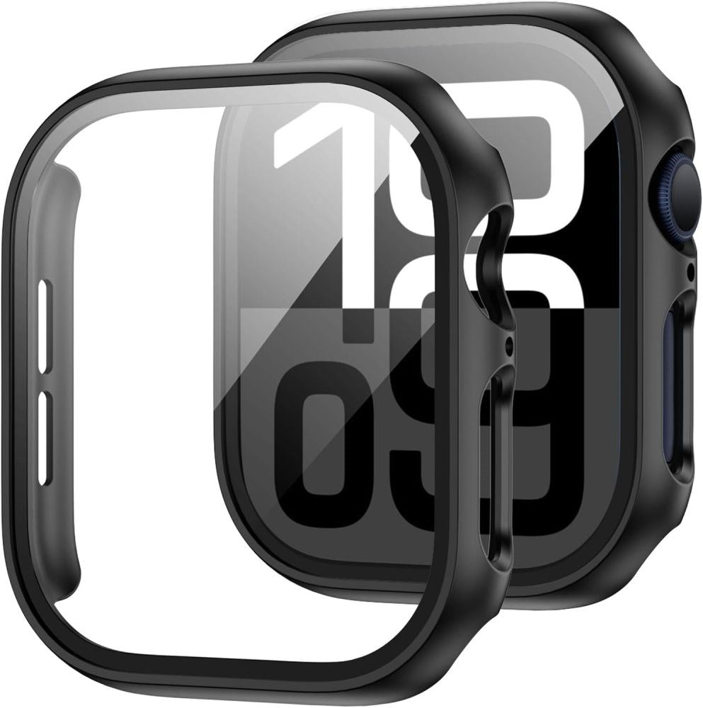 Apple Watch 11 / 10 Tech-Protect DEFENSE360 Skal med Skärmskydd - 46mm - Svart