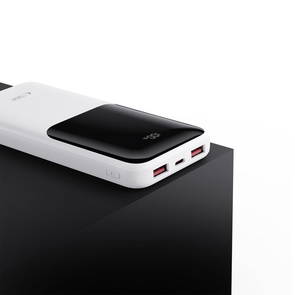 Tech-Protect Powerbank 10000mAh – Snabbladdning med 22.5W - Vit
