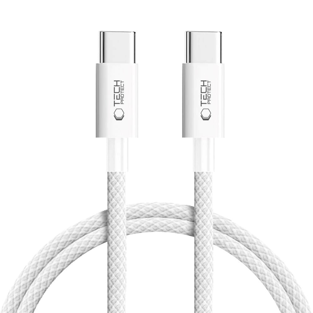 Tech-Protect Ultraboost Lite 60W / 3A USB-C till USB-C-Kabel 1m - Grå