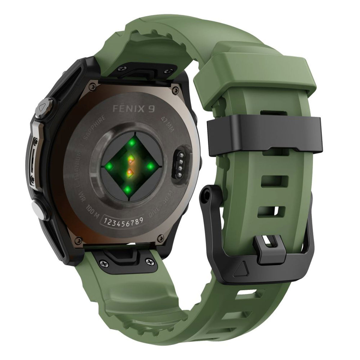 Universal Garmin 22mm QuickFit Tech-Protect Motion Klockarmband - Grön