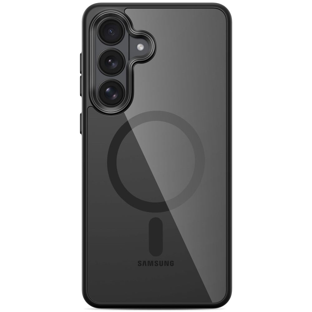 Samsung Galaxy S26 Tech-Protect MagMat Skal - MagSafe Kompatibel - Genomskinlig / Svart