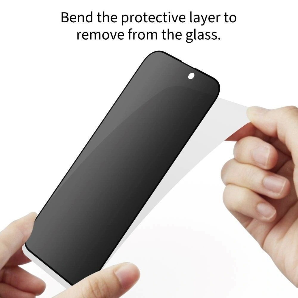 Samsung Galaxy A37 / A57 / S25 FE Tech-Protect Glass Spy+ Skärmskyddsglas - Privacy Funktion - 2 st. - Genomskinlig