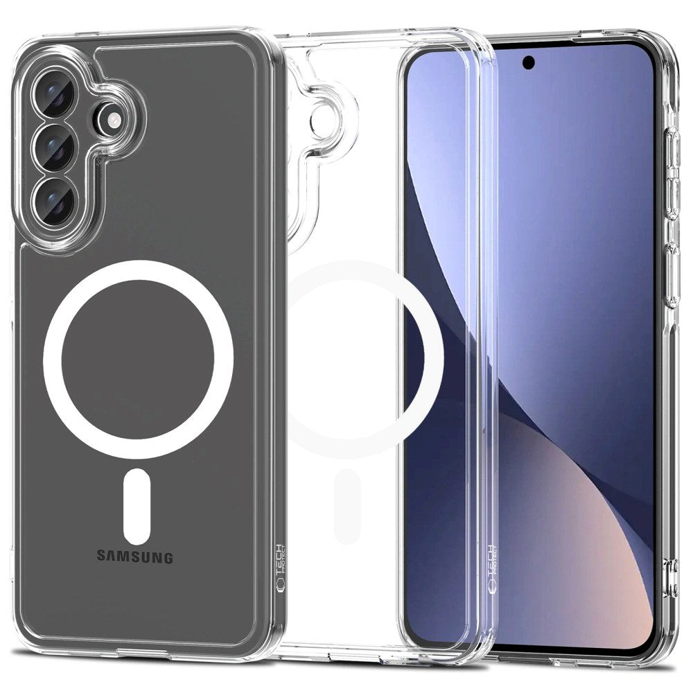Samsung Galaxy A57 Tech-Protect Flexair Hybrid Skal - MagSafe Kompatibel - Genomskinlig