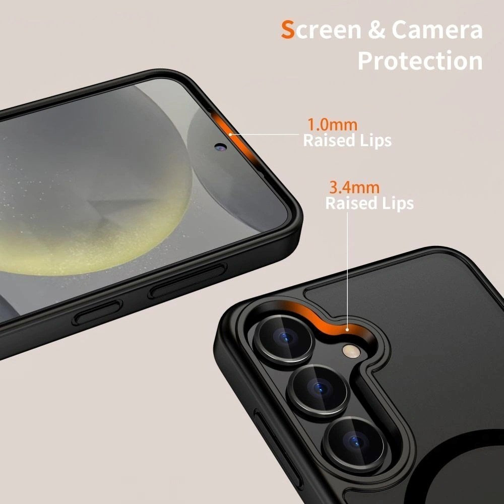 Samsung Galaxy A37 / A56 / A36 Tech-Protect MagMat Hybrid Skal - MagSafe Kompatibel - Svart