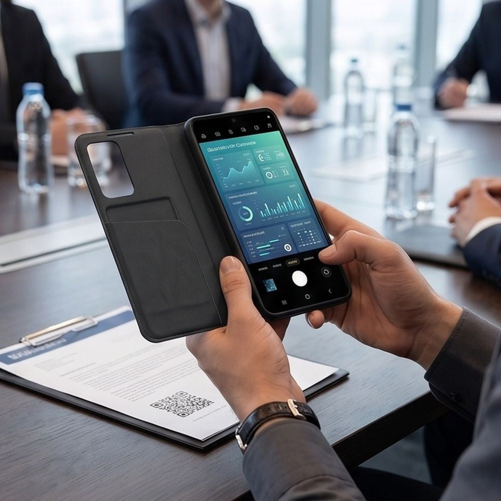 Samsung Galaxy A27 Tech-Protect Smart Wallet Fodral - Svart