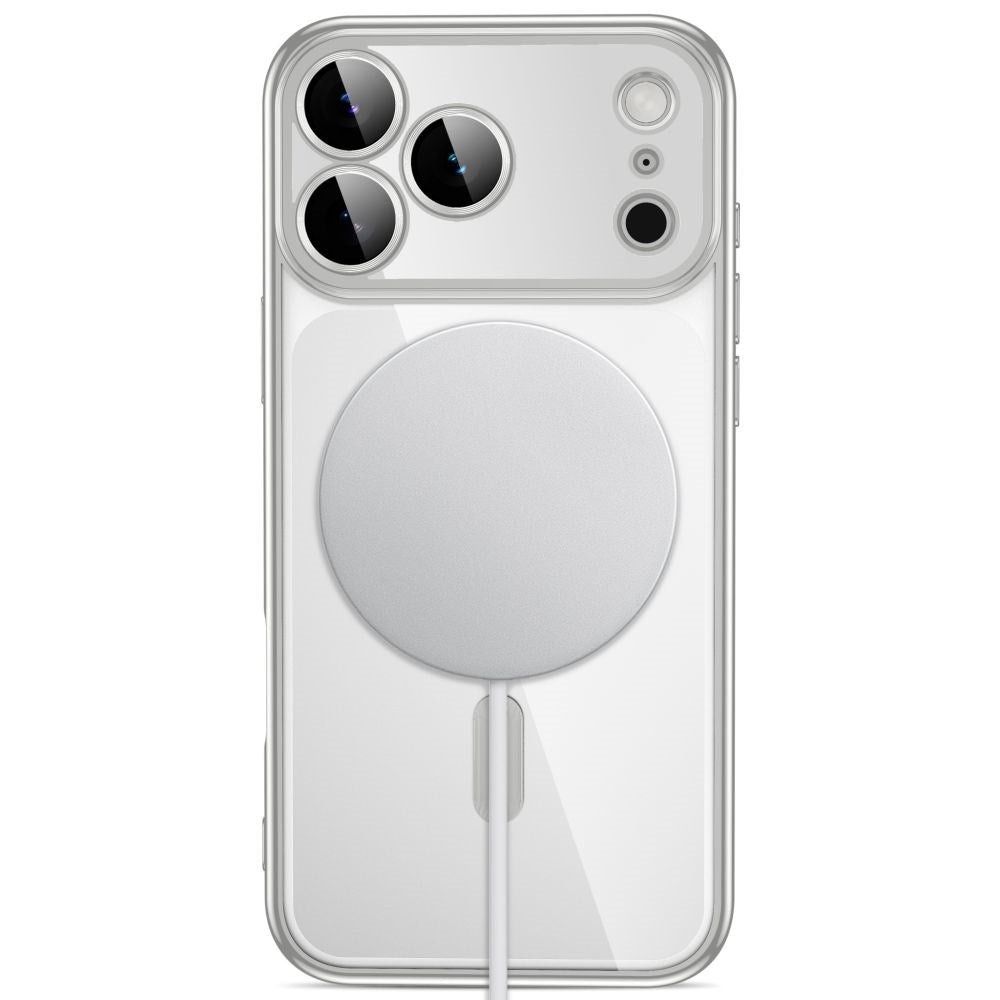 iPhone 18 Pro Max / 17 Pro Max Tech-Protect MagFlex Skal - MagSafe Kompatibel - Silver / Transparent