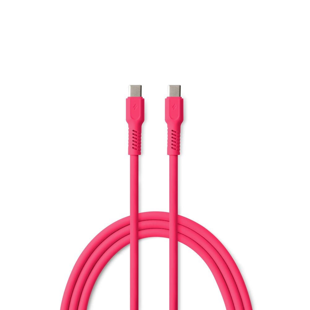 Colorum 60W USB-C till USB-C Kabel - 1.8m - Magenta