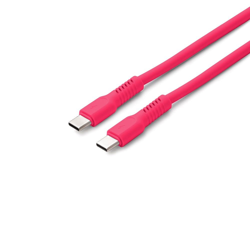 Colorum 60W USB-C till USB-C Kabel - 1.8m - Magenta