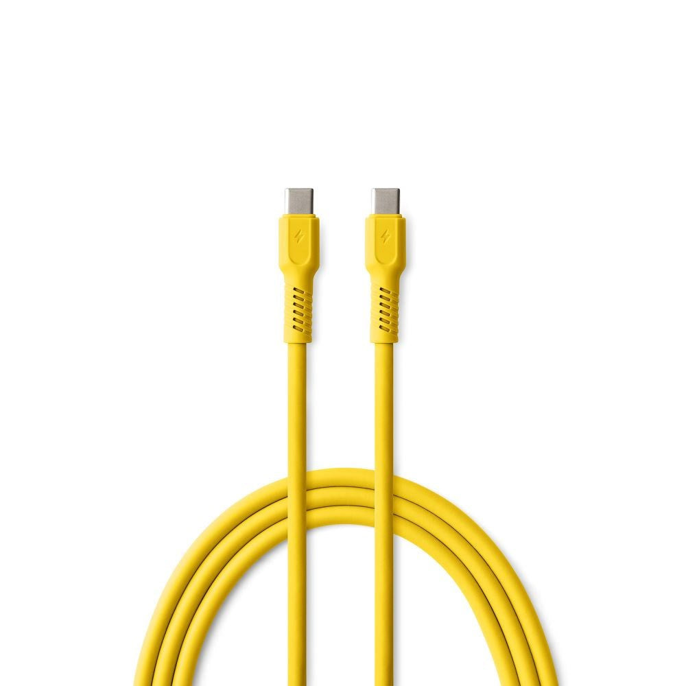 Colorum 60W USB-C till USB-C Kabel - 1.8m - Yellow