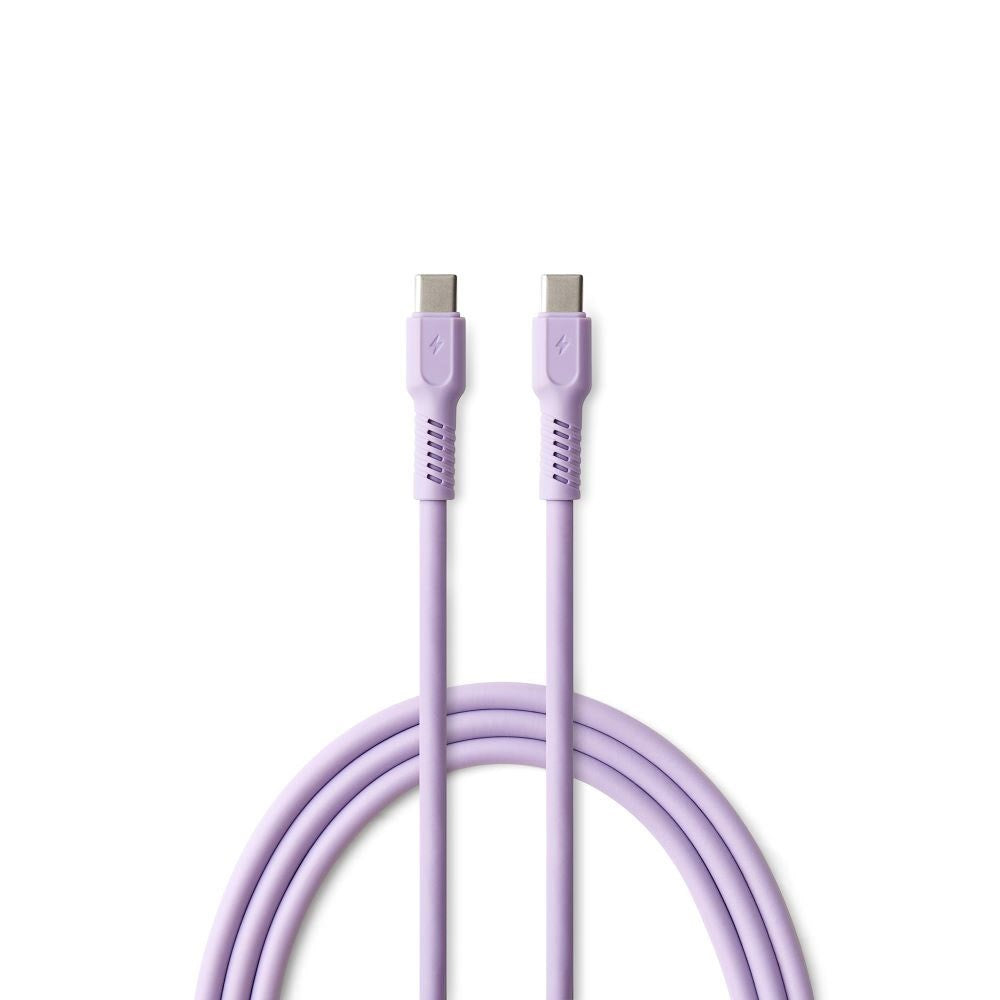 Colorum 60W USB-C till USB-C Kabel - 1.8m - Lavender