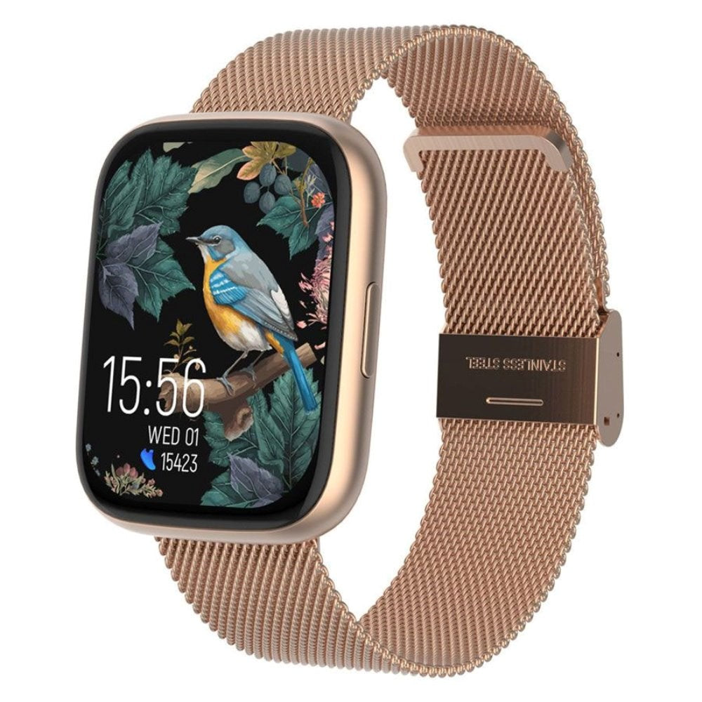 Forever ForeVigo 4 SW-330 Smartklocka med Bluetooth & Hälsospårare - Rose Gold