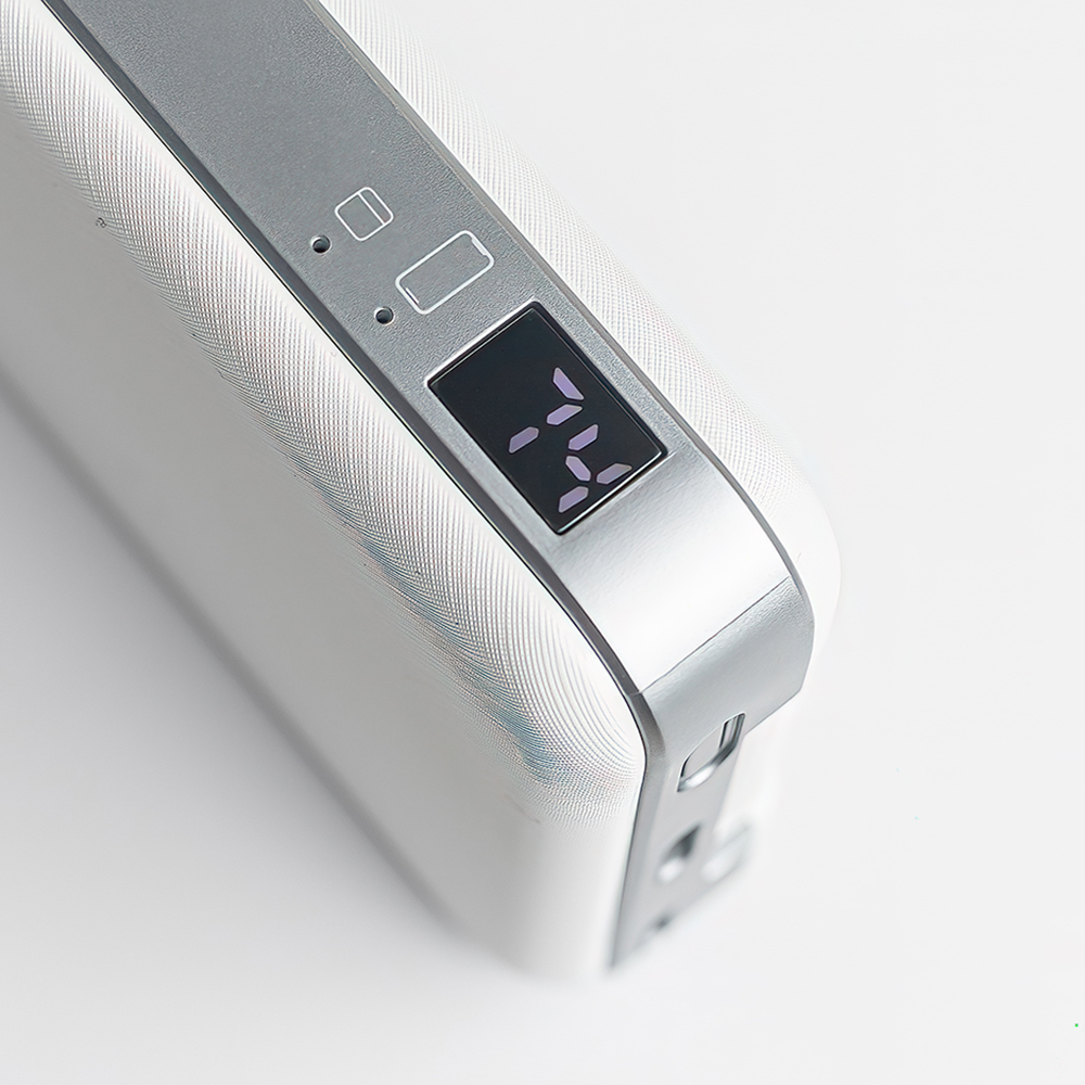 Forever MATB-300 3-i-1 Magnetisk Trådlös PowerBank - 10.000 mAh - MagSafe Kompatibel - Vit