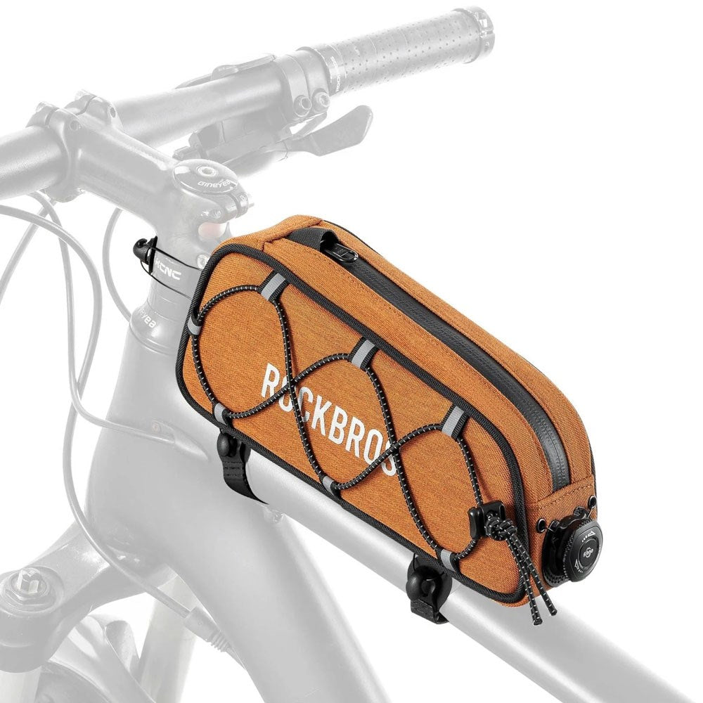 Rockbros Cykelväska för Cykelram - 0.7L - Orange