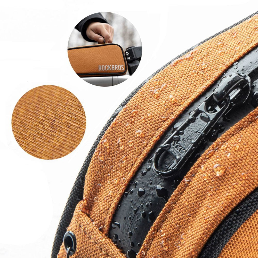 Rockbros Cykelväska för Cykelram - 0.7L - Orange