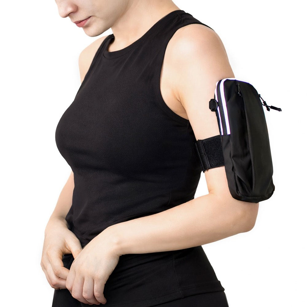 Wozinsky Mobilväska m. Armband för Löpning - Svart