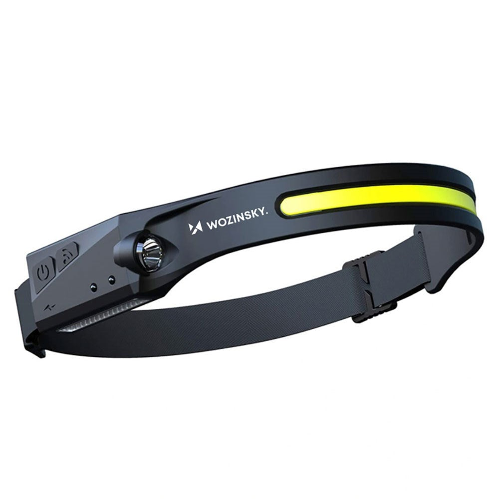 Wozinsky WLC-1200 Pannlampa med 350 lm & Rörelsesensor - Svart