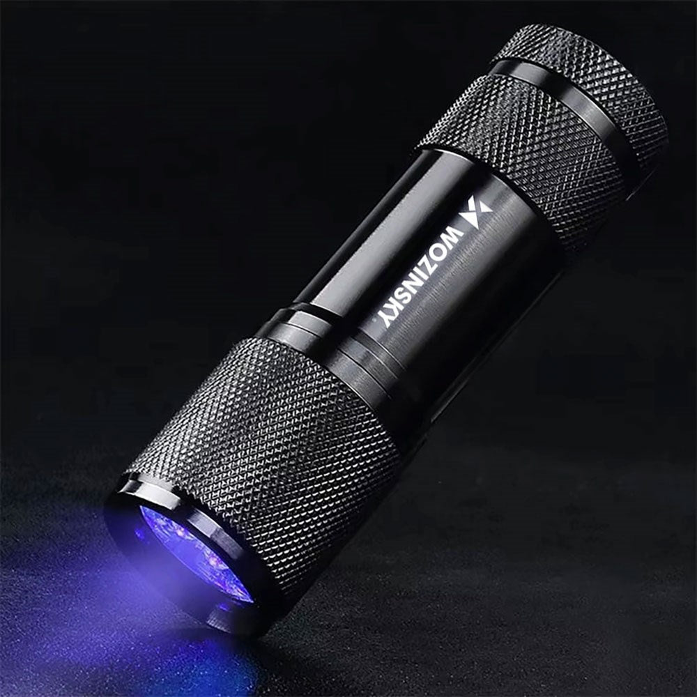 Wozinsky WLD-9L UV-Ficklampa för Spårdetektering - Svart