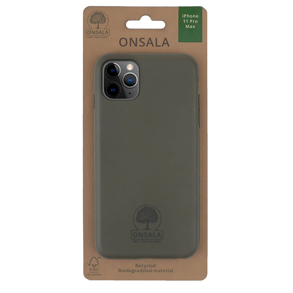 iPhone 11 Pro Max Onsala Eco Case - Nedbrytbart Skal - Grön
