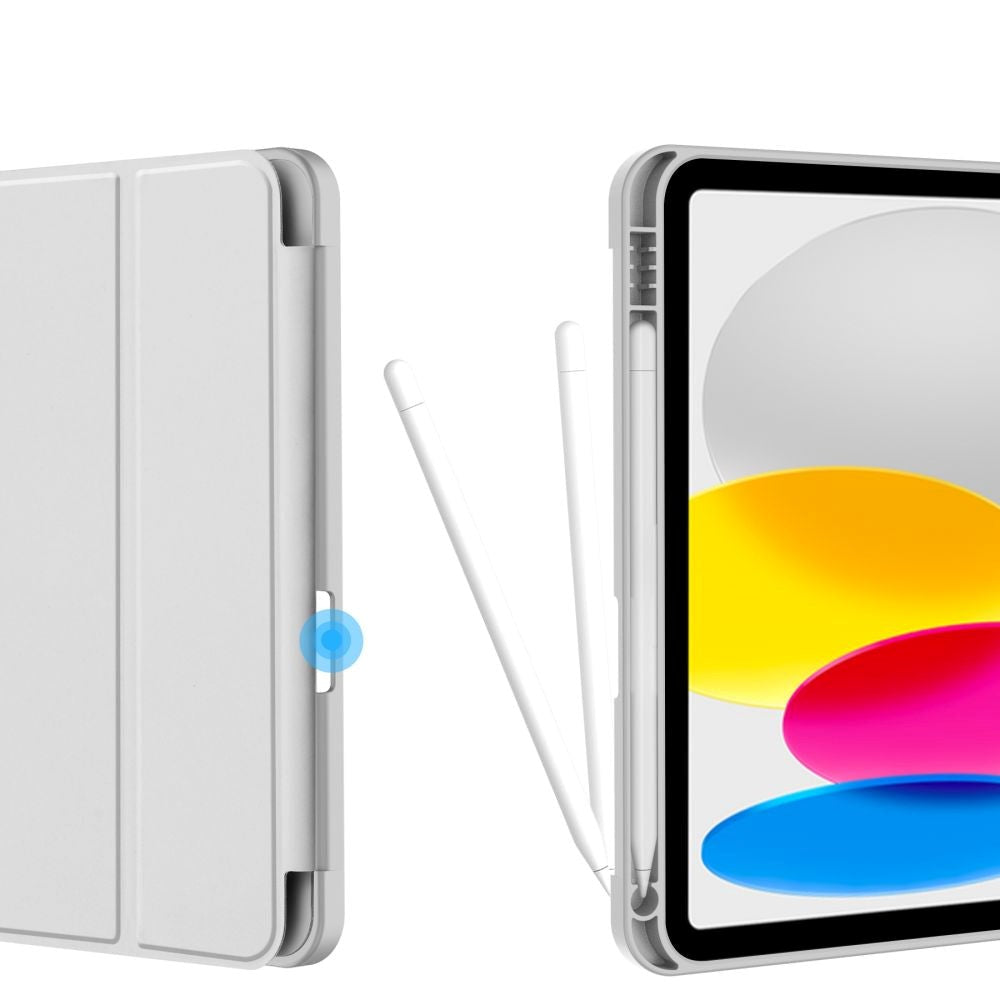 Tech-Protect iPad 11" (2025) / iPad 10.9" (2024/2022) SC Fodral m. Apple Pencil Hållare - Grå