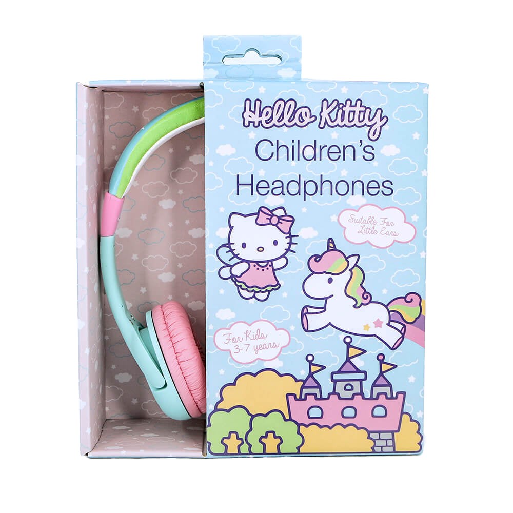 Hello Kitty Rainbow Børne Headset Max. 85dB - 3-7 År - Regnbåge