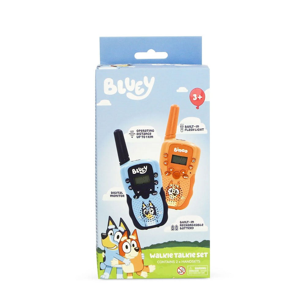 OTL BLUEY Digitalt Walkie Talkie Set - 2 st - Blå / Orange