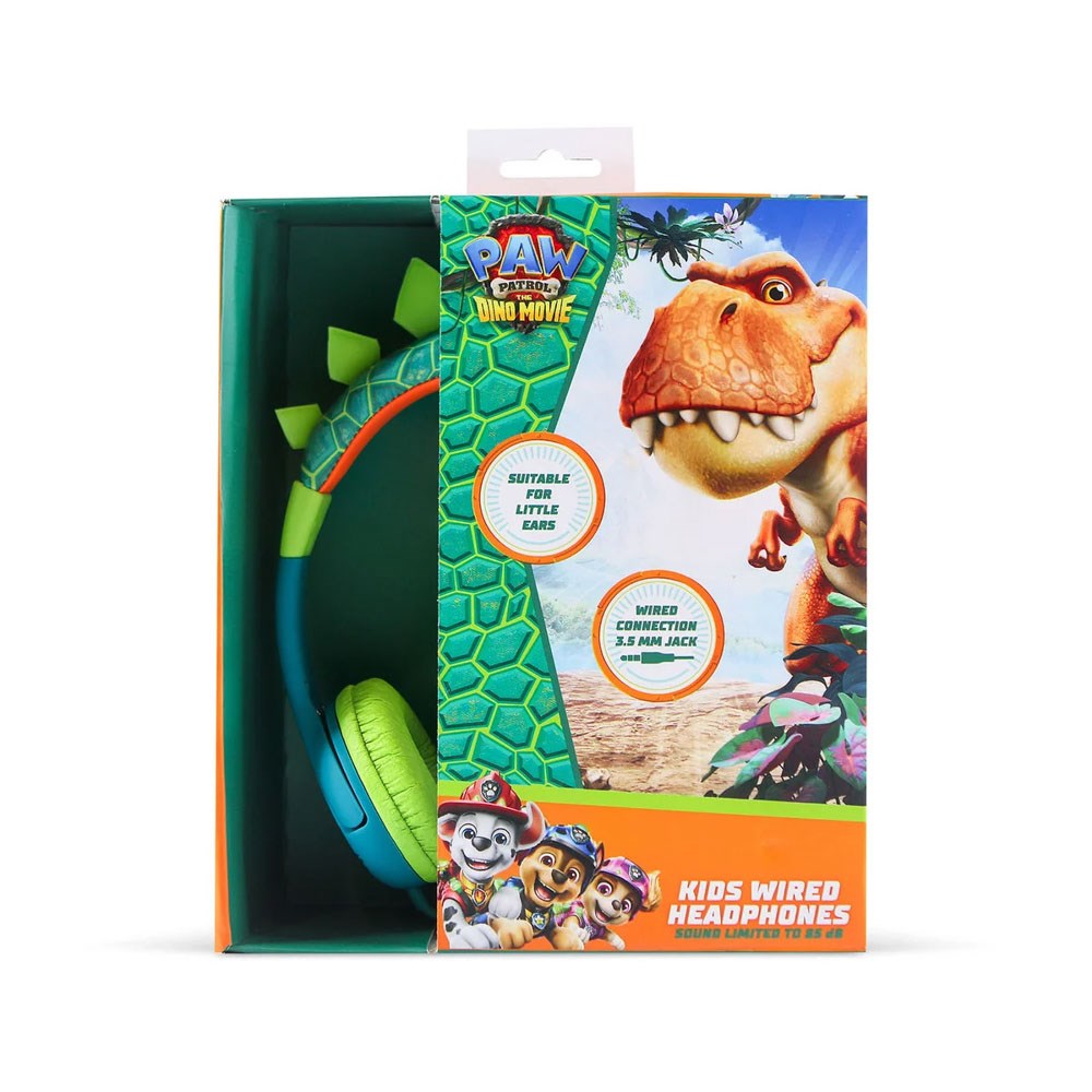 OTL Paw Patrol Dino Trådbundna Hörlurar - On-Ear - Grön