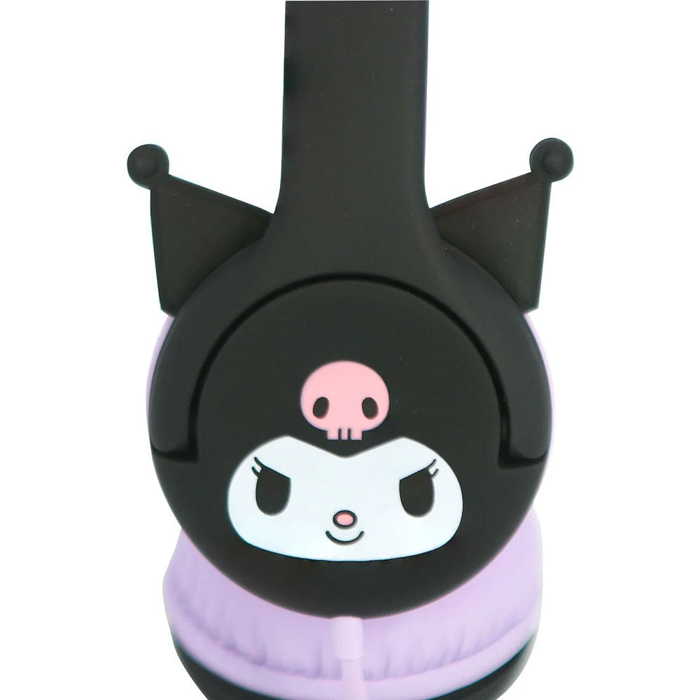 Kuromi OTL On-Ear Hörlurar för Barn med 3D-Öron – Max. 85dB - Lila / Svart