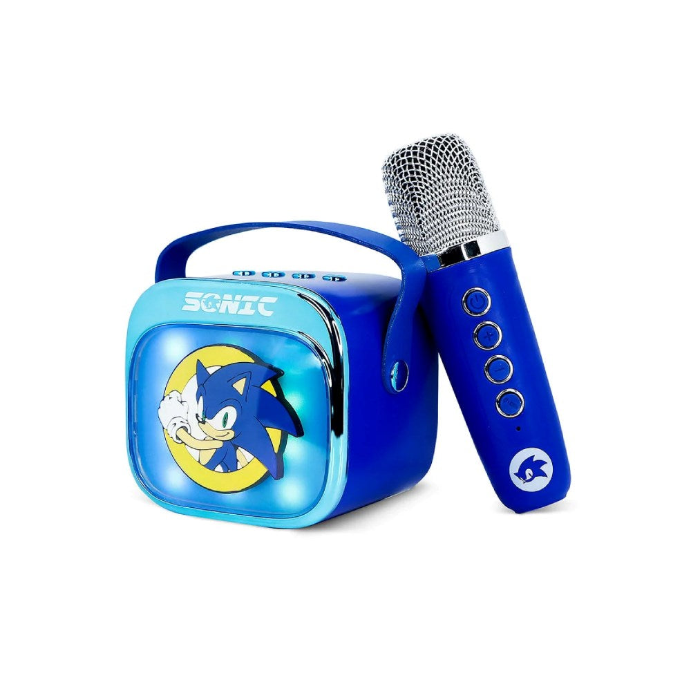 OTL SONIC Karaoke Set m. Trådlös Högtalare & Mikrofon - Blå