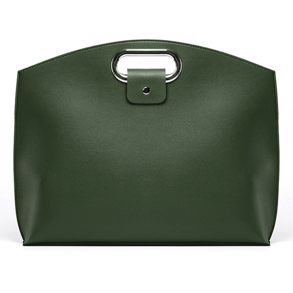 Konstläder MacBook / Laptop 13-14" Väska - 32 x 37.5 cm - Grön