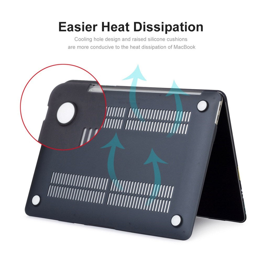 MacBook Pro 16" M1 / M2 / M3 / M4 (2021 / 2024) Plast Skal - Genomskinlig