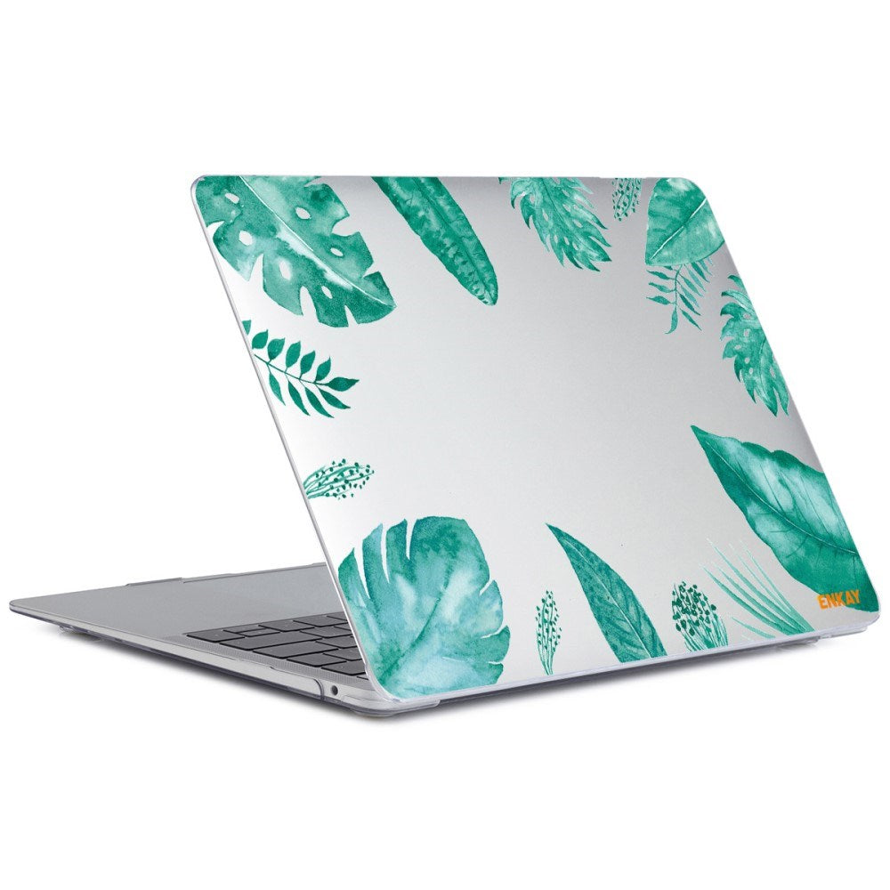 MacBook Pro 13 (2020-2022) ENKAY Hårt Plastfodral med Motiv - Löv