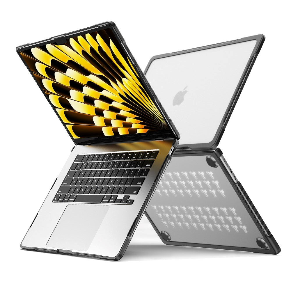 MacBook Air 15" M2/M3/M4 (2023-2025) Hårdplast Skal - Transparent