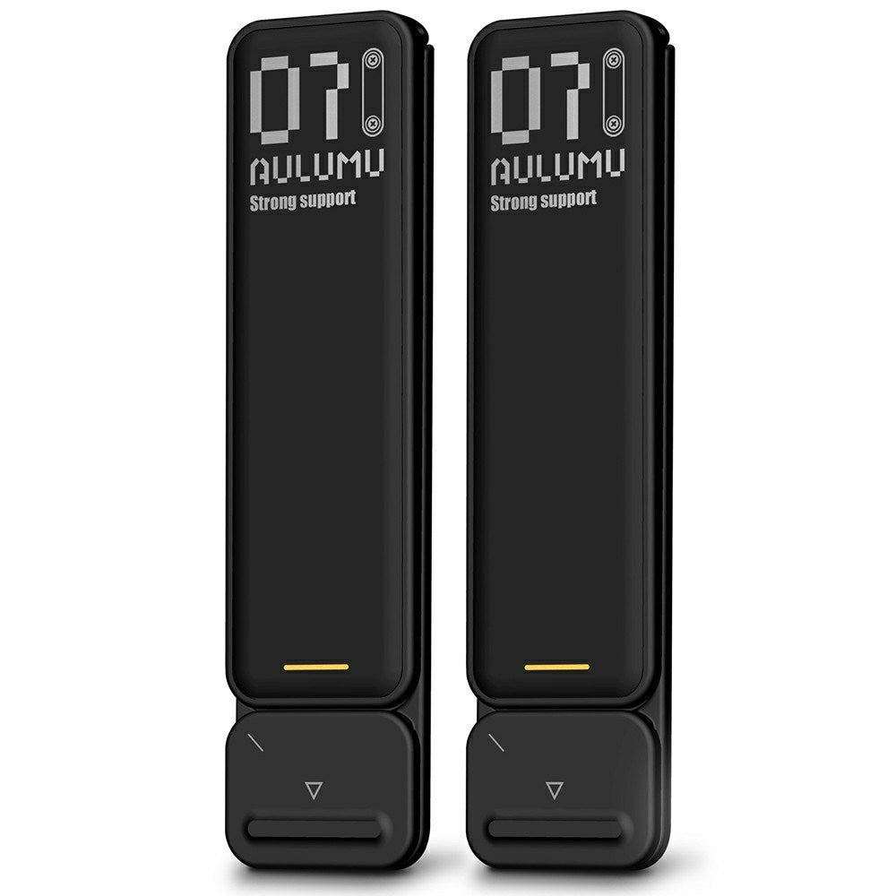 AULUMU Laptopställ - 2 st - Svart