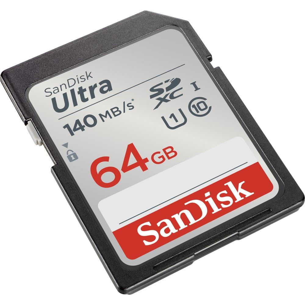 SanDisk 64GB Ultra Micro SDXC Minneskort - 140MB/s - Svart