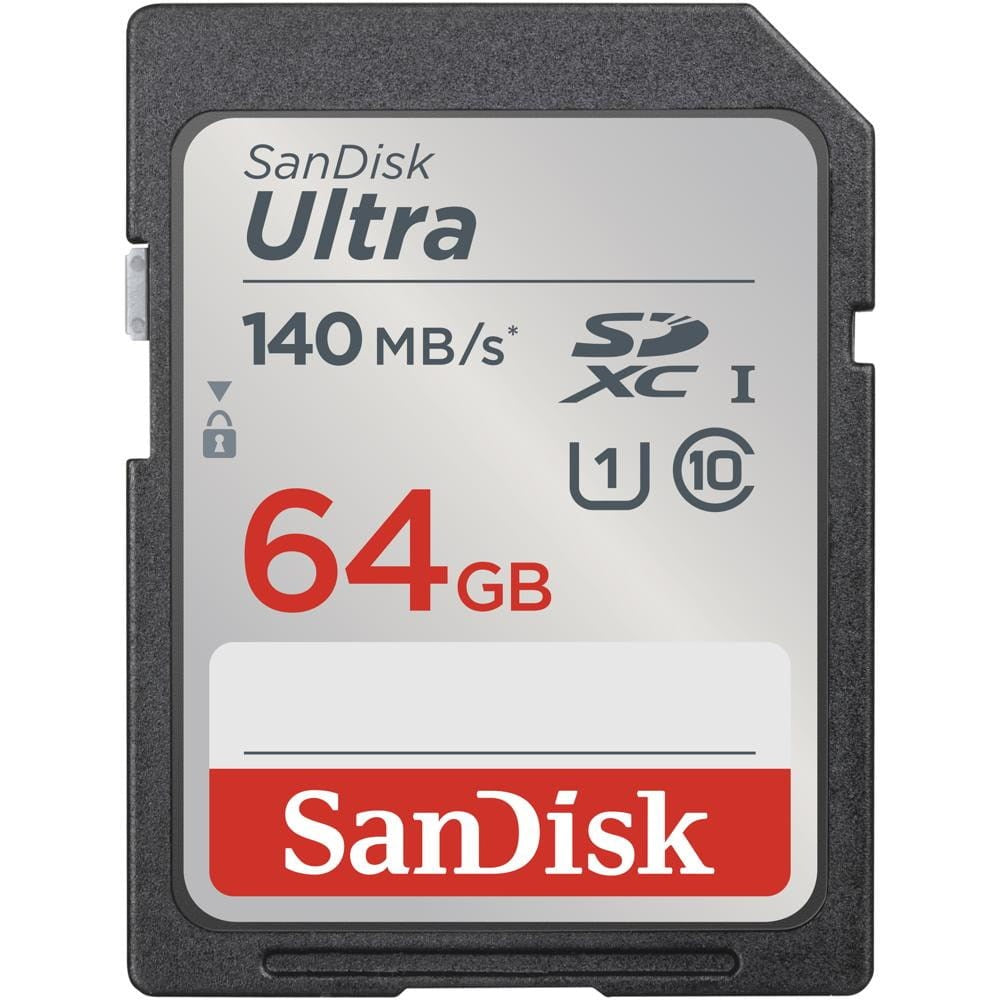 SanDisk 64GB Ultra Micro SDXC Minneskort - 140MB/s - Svart