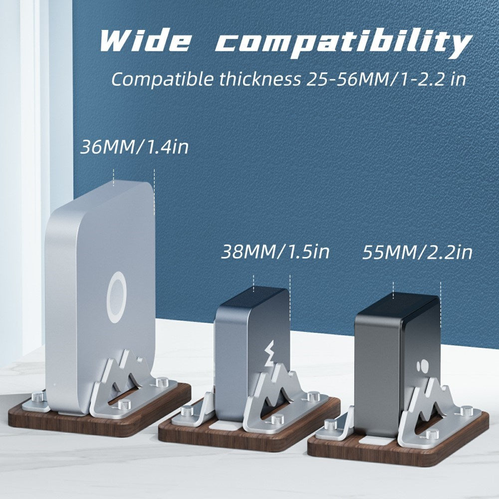 Justerbar Träställ för Mac Mini M4 / M3 / M2 / M1