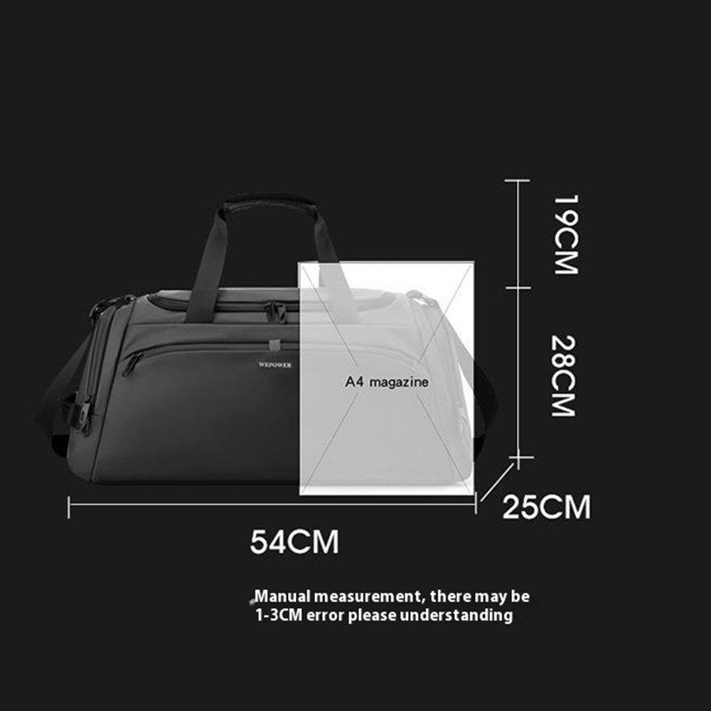 WEPOWER Multifunktionell Resa- och Sportryggsäck - Svart