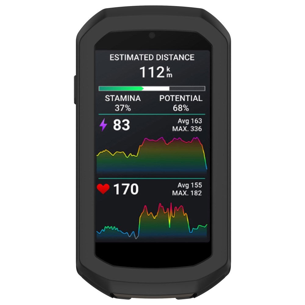 EIDERWOOD Garmin Edge 1050 Silikon Cykel Dator Skal - Svart